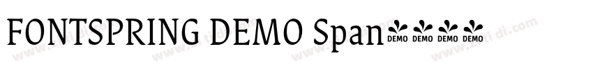 FONTSPRING DEMO Span字体转换 FONTSPRING DEMO Span字体转换